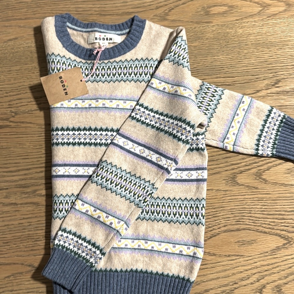 Mini Boden Boys Easter Sweater
